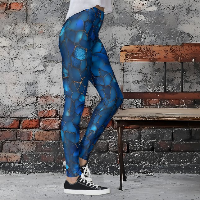 Leggings Lapis Lazuli (Vibrant Blue Lapis Lazuli Leggings)