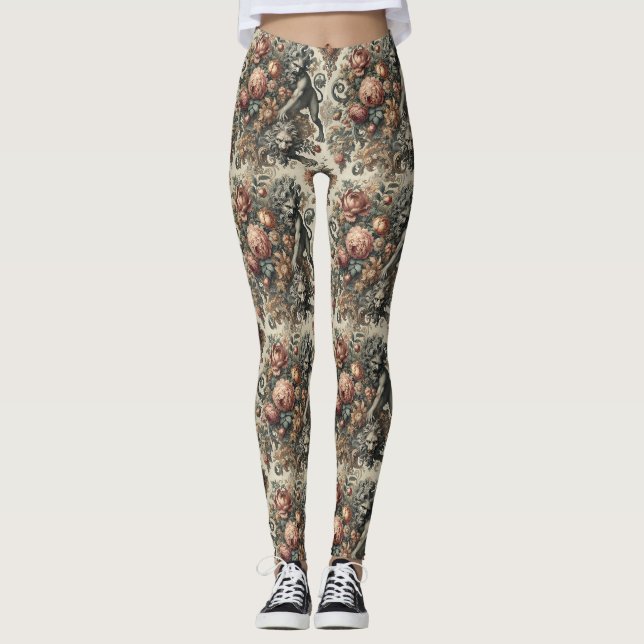 Leggings L'Arcane Apex - gothique victorien (Devant)