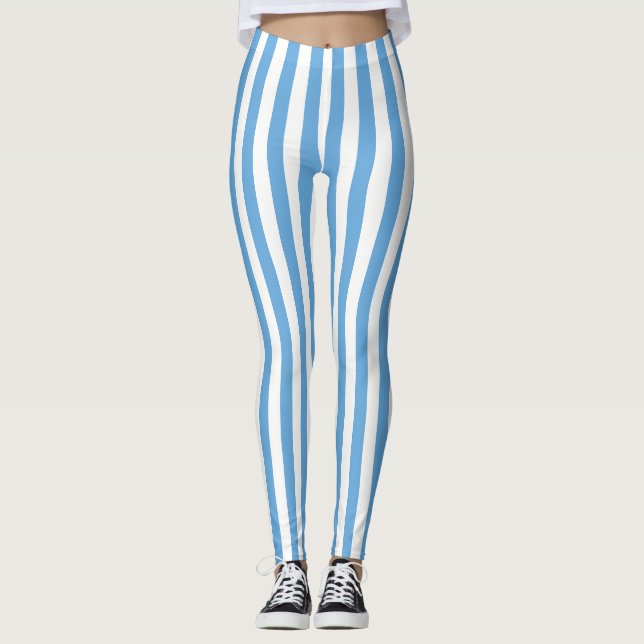 Leggings L'Argentine barre des guêtres de drapeau (Devant)