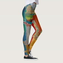 L'art Abstrait sur les pantalons d'usure actifs !