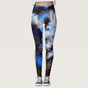 Leggings L'art céleste d'imaginaire de dragon chinois le