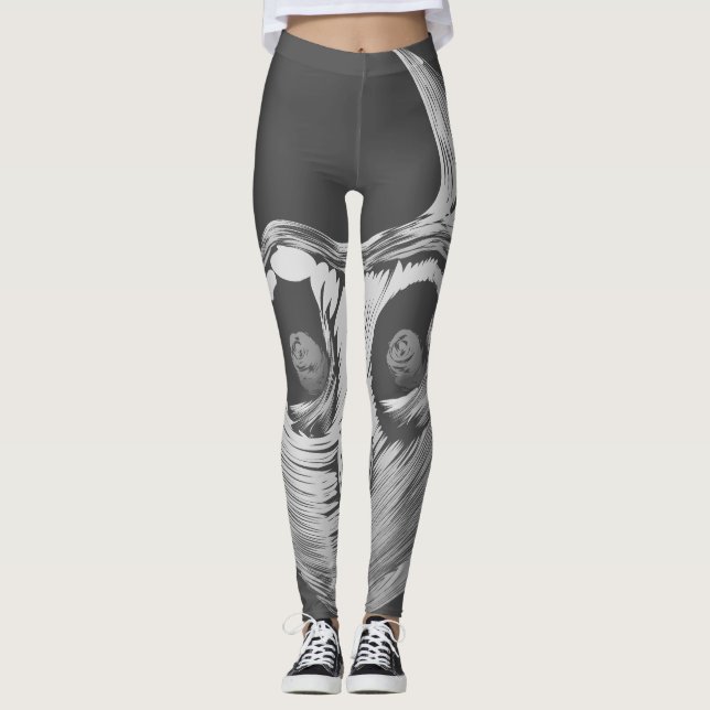 Leggings L'art de l'oeuf RG RA (Devant)