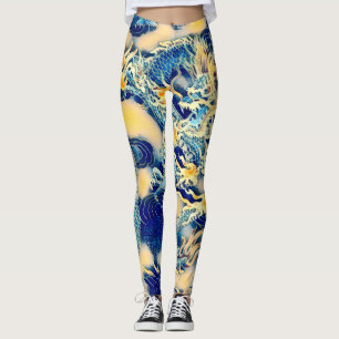 Leggings L'art du dragon chinois antique le plus populaire