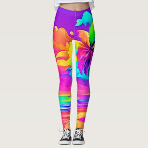 Leggings L'art tropical vibrant