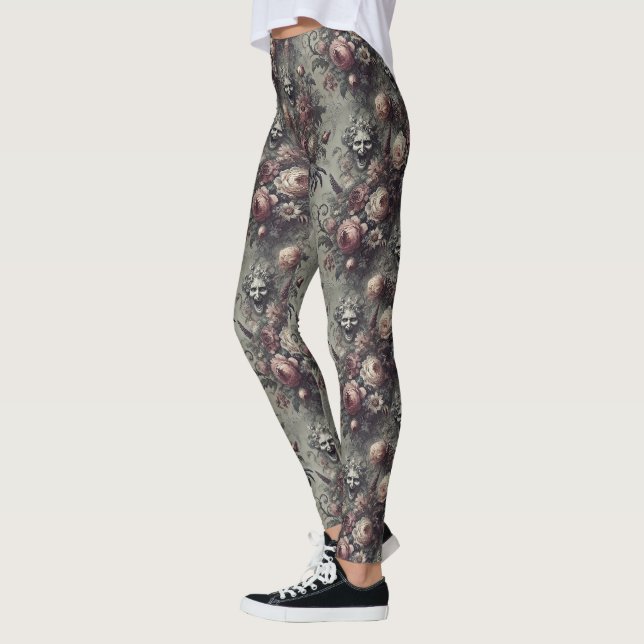 Leggings Laugh Lines - Gothique victorien (Gauche)