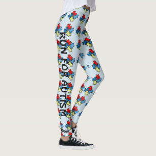 Leggings L'autisme à la traîne des légendes Puzzle Le gu