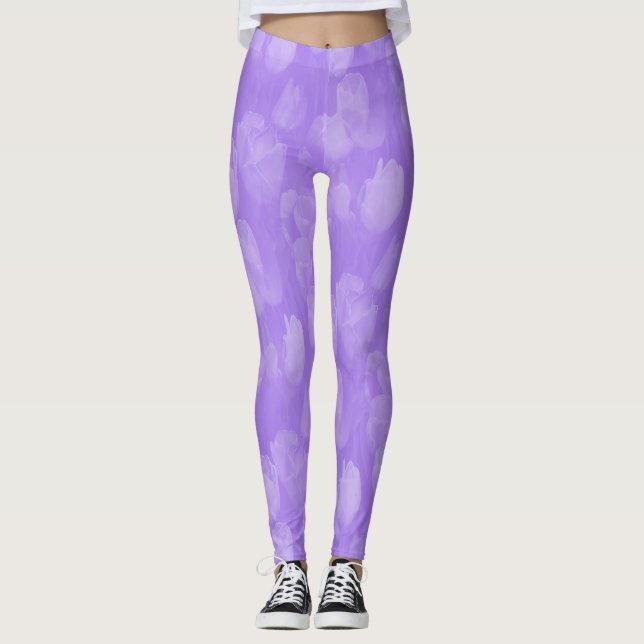 Leggings Lavande en amour.... (Devant)