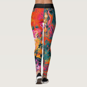 Leggings Lave Abstraite