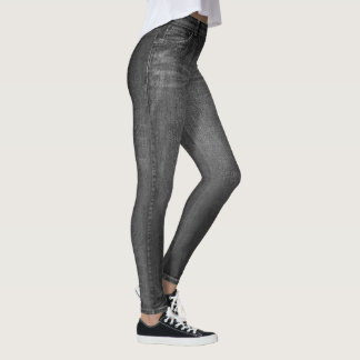 Leggings Lave-linge gris - Légendes imprimées