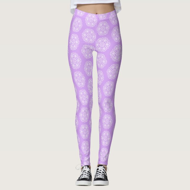Leggings Lavender Mandala (Devant)