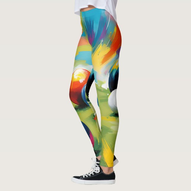 Leggings Lawn Bowls Colour Splash,  (Gauche)