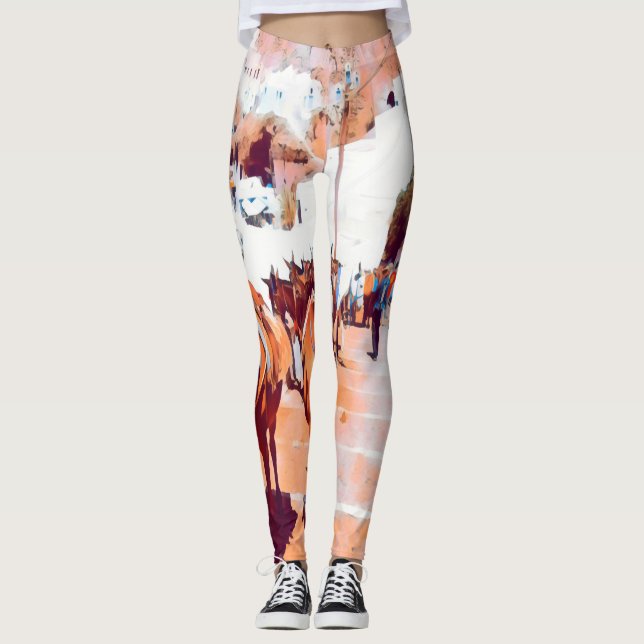 Leggings ldp SANTORINI - Sentier des ânes - Fira - (Devant)