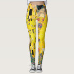 Leggings Le baiser par Gustav Klimt<br><div class="desc">Le baiser par Gustav Klimt. 
Veuillez visiter mon magasin pour une conception plus intéressante et plus de choix de couleur.
=> zazzle.com/colorfulworld*</div>