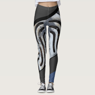 Leggings Le butin sur le feu noircissent les guêtres