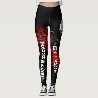 Leggings Le Cancer de PWL suce des guêtres