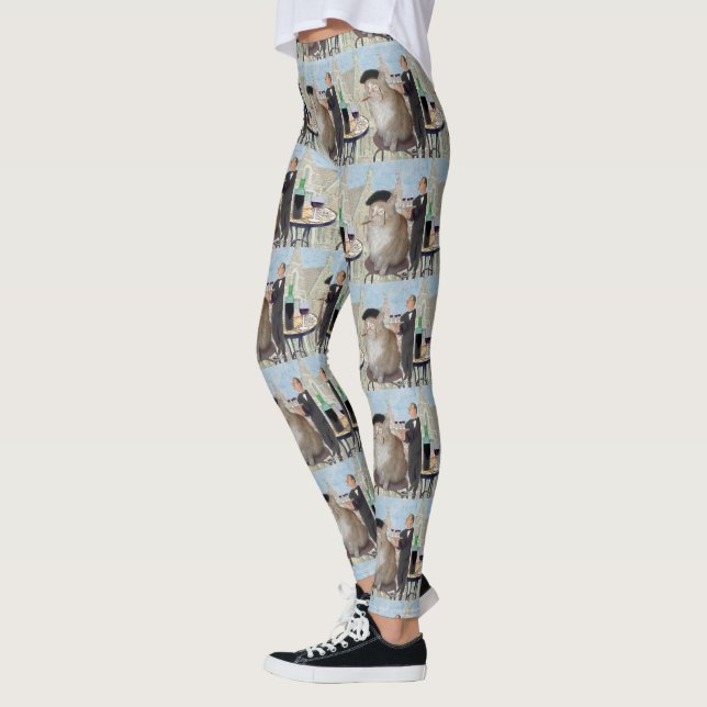 Leggings Le Cat du Café (Gauche)