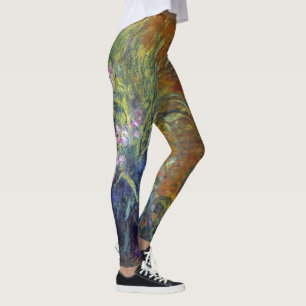 Leggings Le chemin à travers les iris par Claude Monet