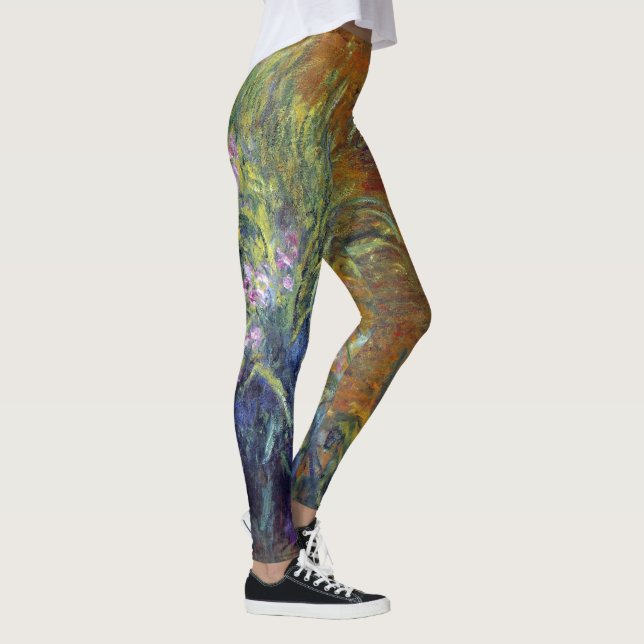 Leggings Le chemin à travers les iris par Claude Monet (Droite)