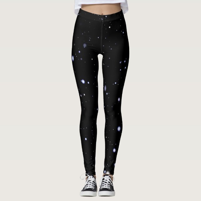 Leggings Le ciel nocturne tient le premier rôle le motif (Devant)