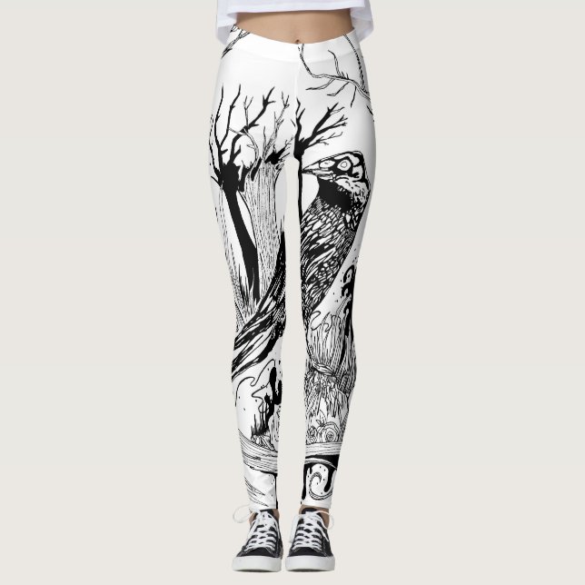 Leggings Le Corbeau noir (Devant)