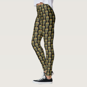 Leggings Le crâne de sucre, Jour des morts