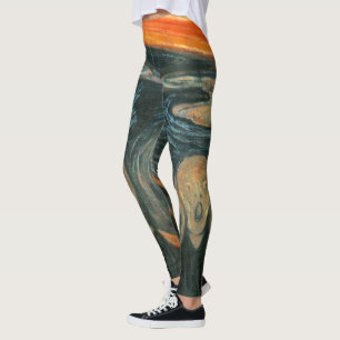 Leggings Le cri perçant par la peinture de ~ d'Edvard Munc