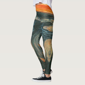 Leggings Le cri perçant par la peinture de ~ d'Edvard Munch