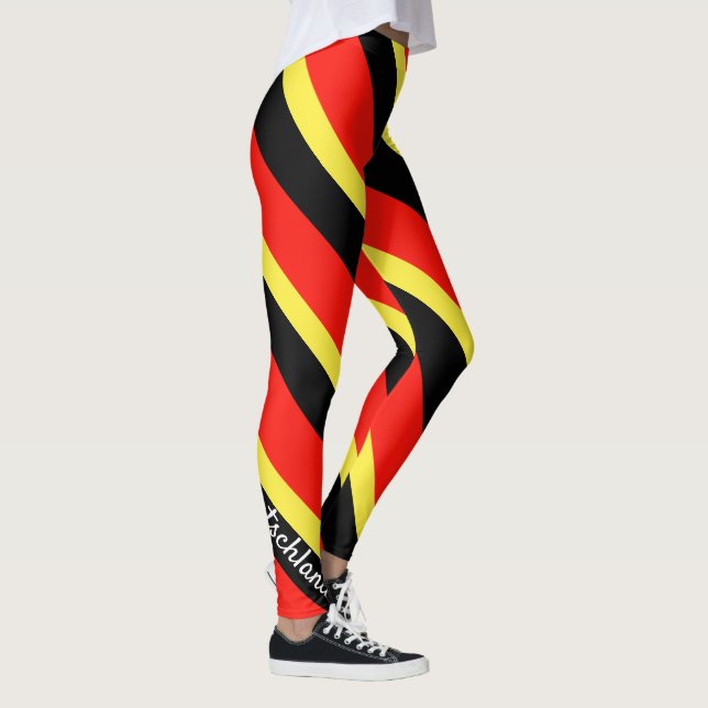 Leggings Le Deutschland - drapeau allemand (Droite)