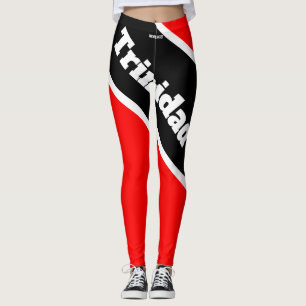 LEGGINGS LE DRAPEAU DE TRINIDAD APPARAÎT PAR. ACD HAVIC