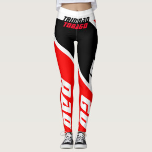 LEGGINGS LE DRAPEAU DE TRINIDAD TOBAGO APPARAÎT PAR. ACD HA
