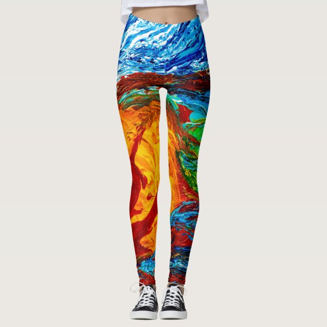 Leggings Le feu et glace Elementals (Devant)