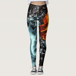 Leggings Le feu et l'eau