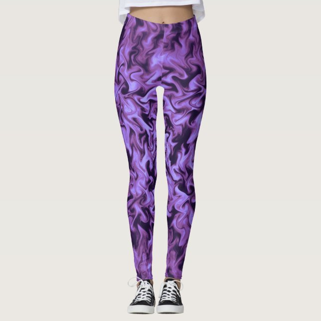 Leggings Le feu pourpre (Devant)