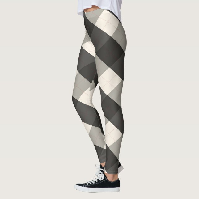 Leggings Le Jacquard MeanClique noir (Gauche)