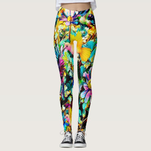 Leggings Le jardin de colibri - guêtres de femmes de dames