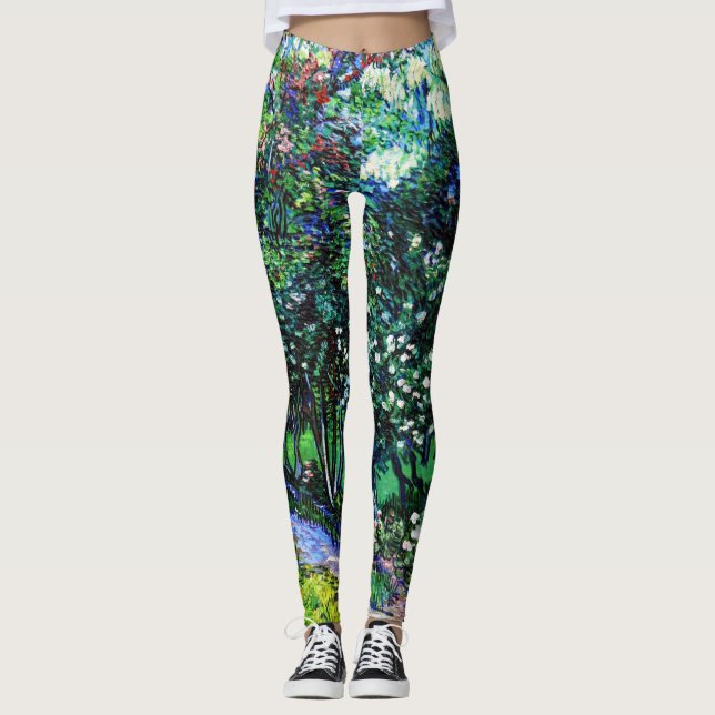 Leggings Le Jardin de l'Asile à Saint-Rémy, Van Gogh (Devant)