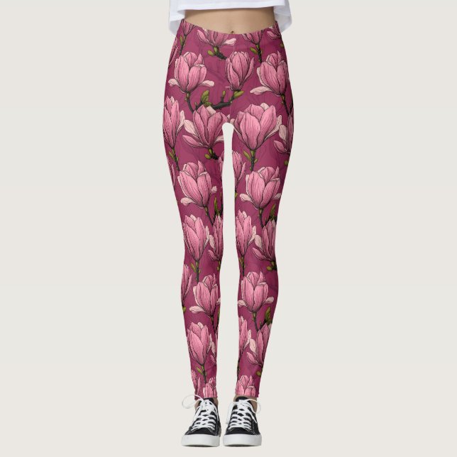 Leggings Le jardin de Magnolia (Devant)