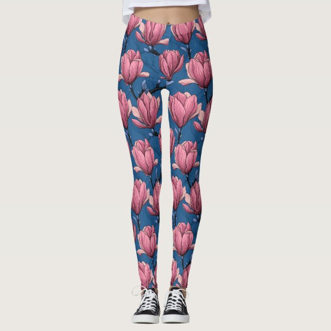 Leggings Le jardin de Magnolia (Devant)