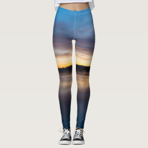 Leggings Le lac Springfield Sunrise d'automne