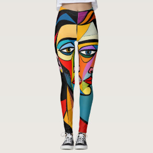 Leggings Le Masque et le Monstre - Portrait d'un Trompeur