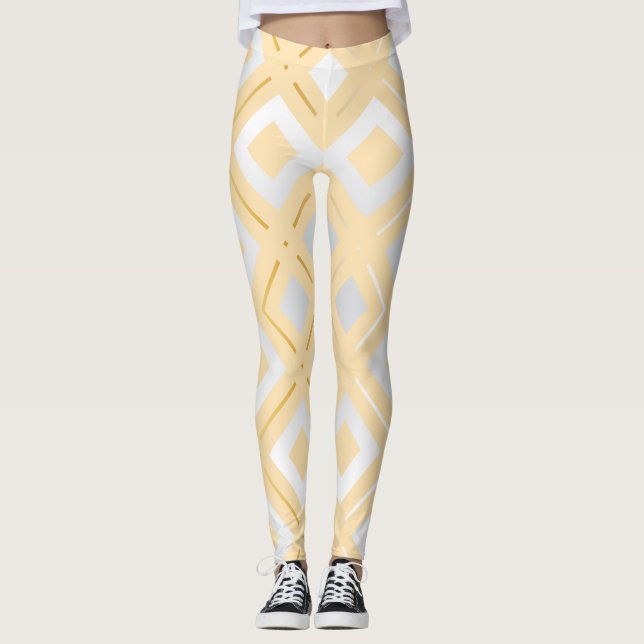 Leggings Le Motif géométrique de Kamelia 8 (Devant)