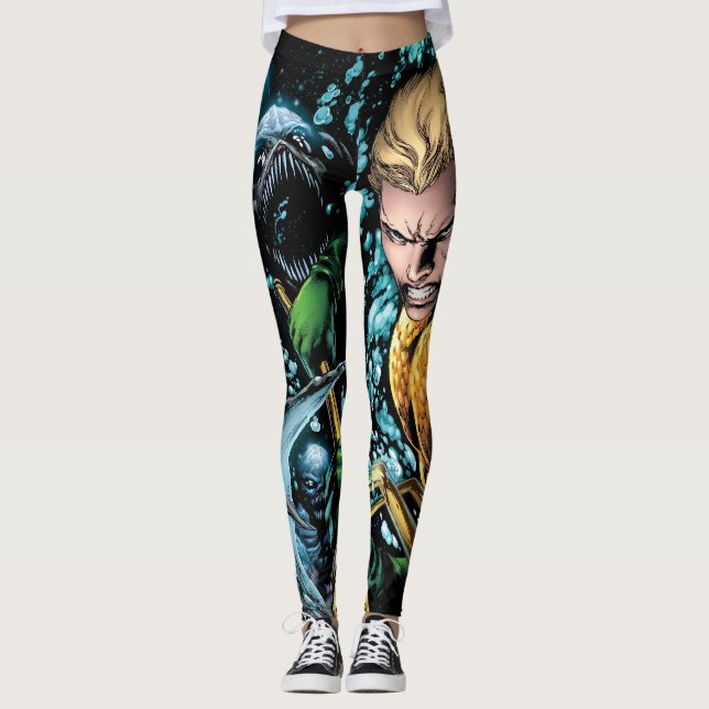 Leggings Le Nouveau 52 - Aquaman #1 (Devant)