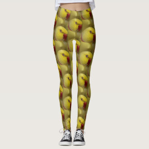 Leggings Le perroquet jaune vif de l'Indien Lutino Ringneck