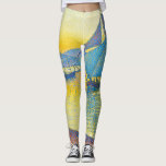 Leggings Le port au coucher du soleil, Signac<br><div class="desc">Paul Victor Jules Signac (11 novembre 1863 - 15 août 1935) est un peintre néo-impressionniste français qui,  en collaboration avec Georges Seurat,  contribue à développer le style politliste. Citation : Wikipedia</div>