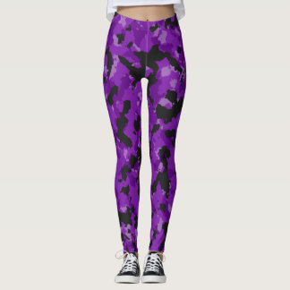 Leggings Le pourpre a bu des guêtres de Camo