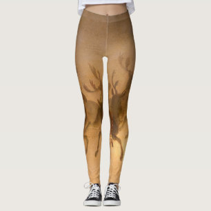 Leggings Le renne du Père Noël par William Holbrook Beard