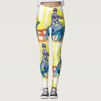 Leggings Le "Robby et Fred" de l'artiste peintre Taos Alleg