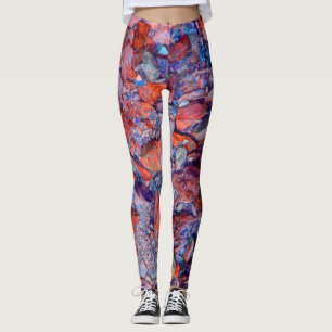 Leggings Le rouge bascule des guêtres