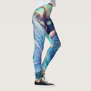 Leggings Le royaume sous-marin enchanté par Mermaid