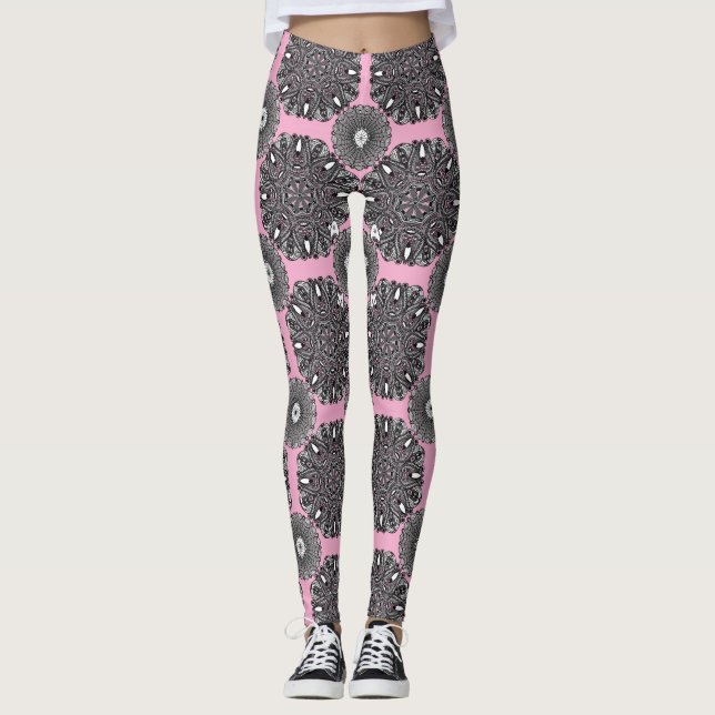 Leggings "Le Toucher d'Infini" (monochrome) (Devant)